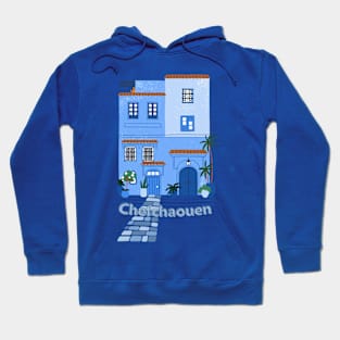Chefchaouen Blue Alley morocco Hoodie